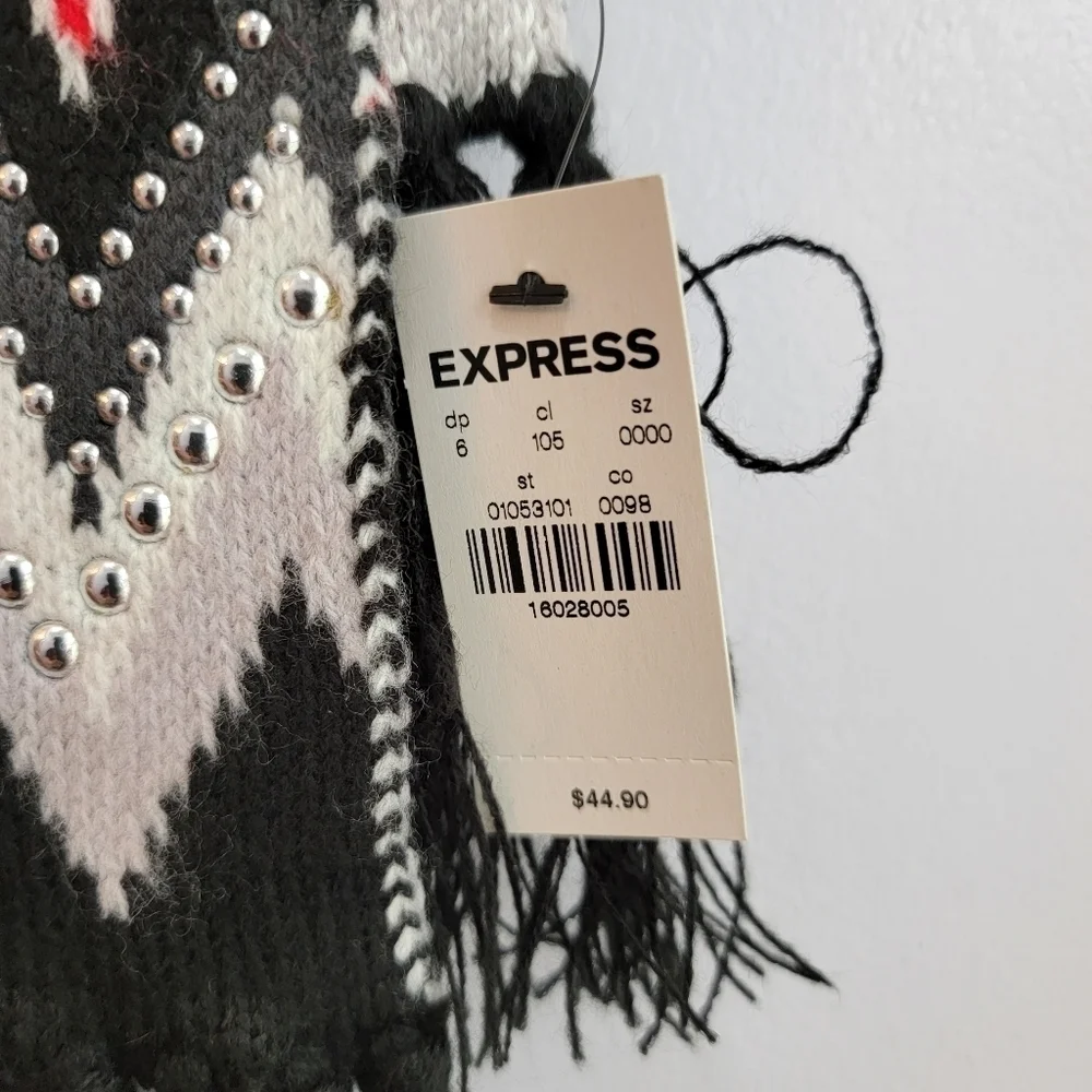 NWT Express Zig Zag Stripe Scarf